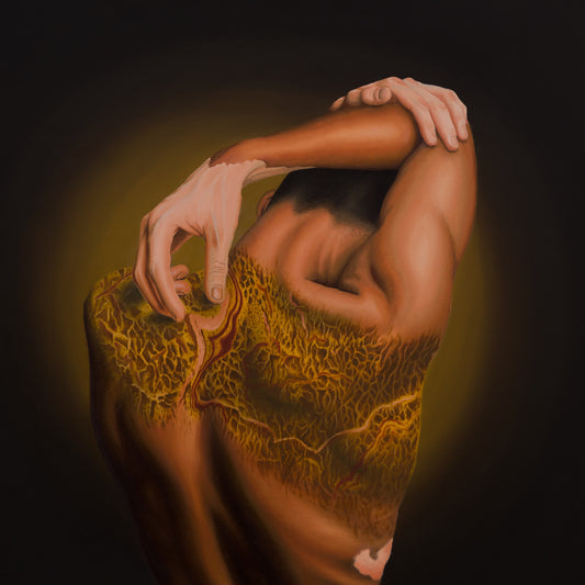 Metamorphosis of Self, Painting by Ali Murtaza, Oil on Canvas, 39 x 39 inches