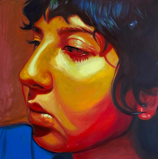 Melted, Painting by Momina Khan, Oil on Canvas, 24 x 24 inches
