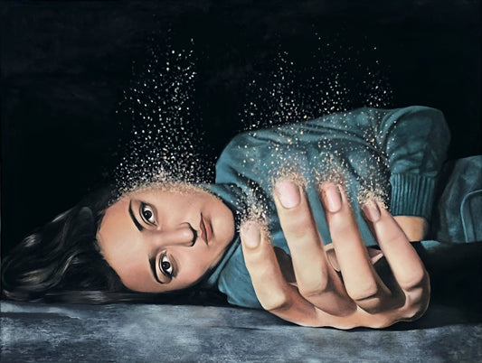 Vanishing of Desires, Painting by Tasmia Arif, Oil on Canvas, 48 x 36 inches