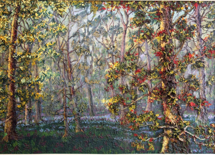 Untitled, Painting by Maham Mahboob Alam, Oil on Canvas, 41 x 29 inches