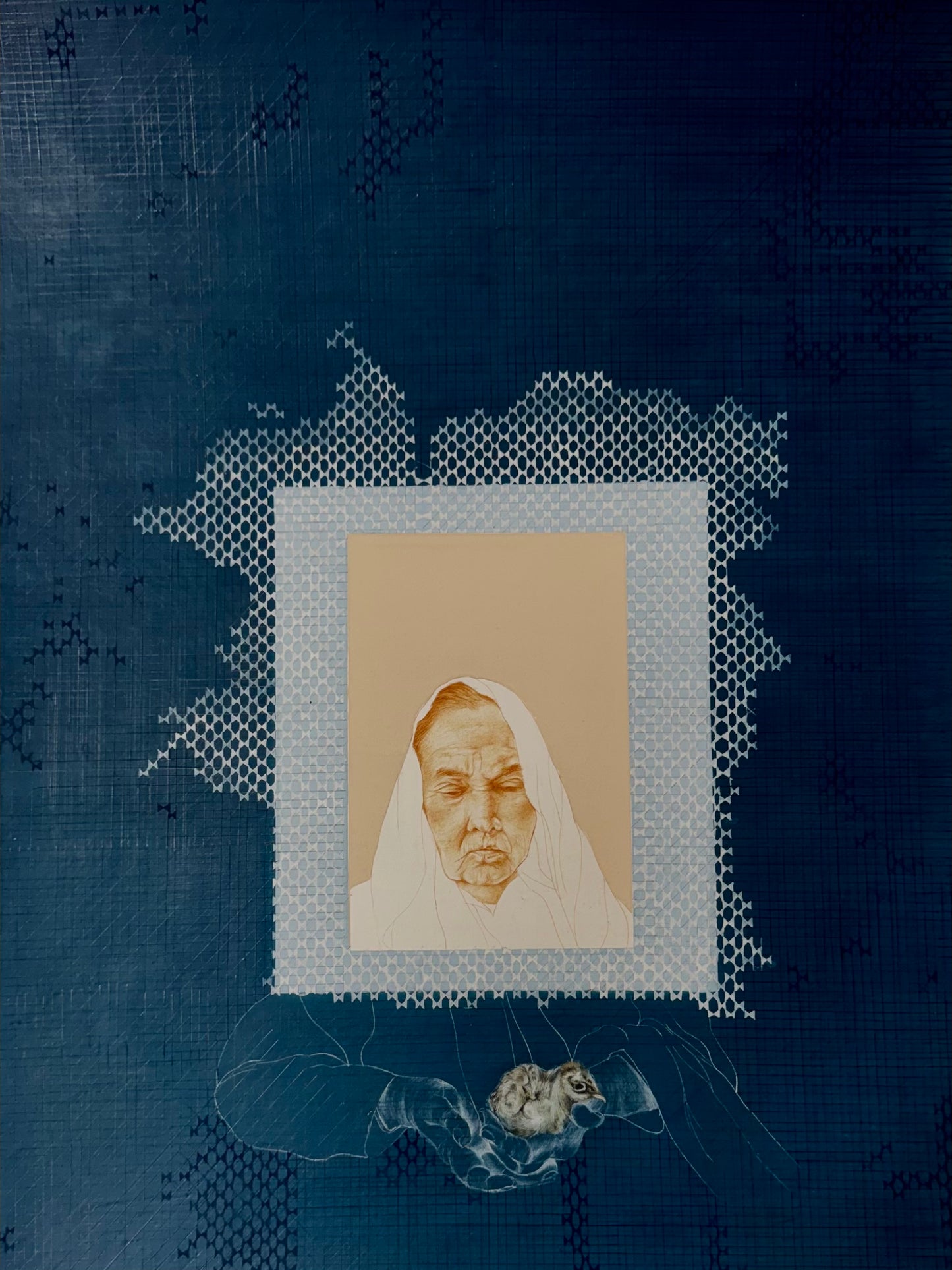 Untitled, Figurative Painting by Bakhtawar Naqvi, Gouache & Watercolour on Wasli, 13 x 20 inches