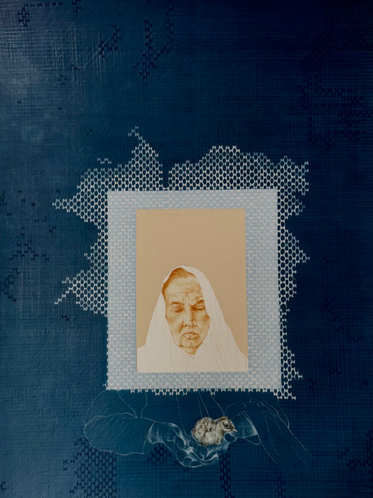 Untitled, Figurative Painting by Bakhtawar Naqvi, Gouache & Watercolour on Wasli, 13 x 20 inches