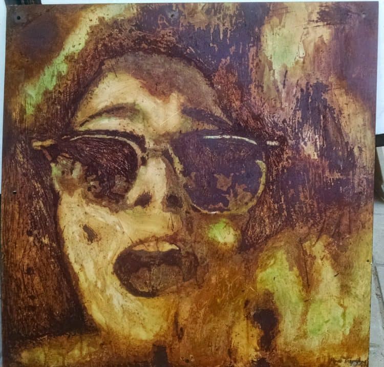 Self Portrait Rustified Steel Plate IMG_20170401_165058