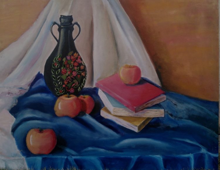 Still life in oil paints on canvas(24×36 inches) IMG_20210401_013842